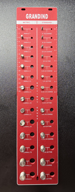 anya- és csavarmenet-ellenőrző